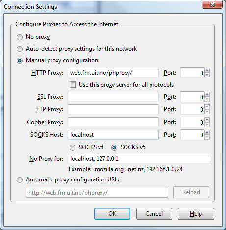 proxy settings socksv5_Sun ONE Web Proxy Server 3.6 SP3 Administrator ...