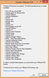 vmware esxi 5 to 6 upgrade license